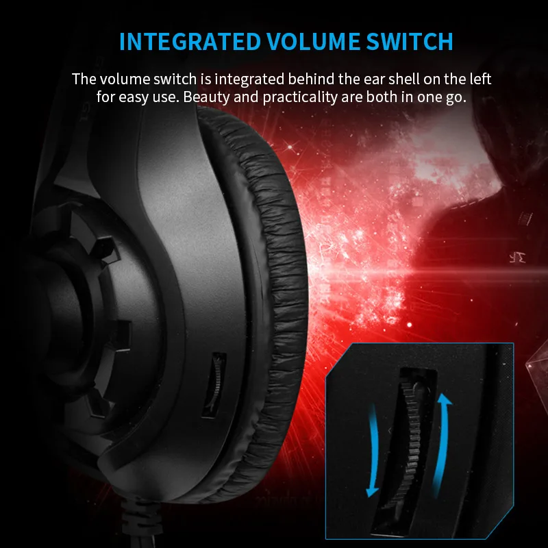 Игровая гарнитура наушники проводные для геймеров стерео звуковые с микрофоном