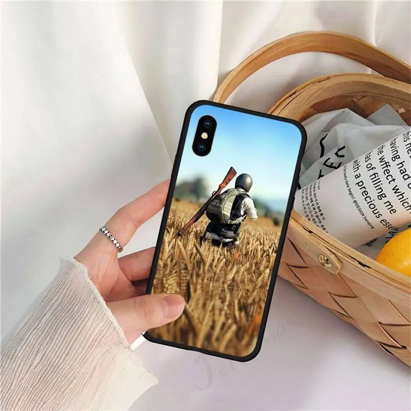 

pubg hot fashion game Phone Case for iPhone 11 12 pro XS MAX 8 7 6 6S Plus X 5S SE 2020 XR luxury deisgn coque