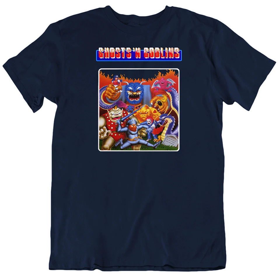 Ghosts N Goblins Nes футболка для видеоигр Мужская много цветов подарок новые от США