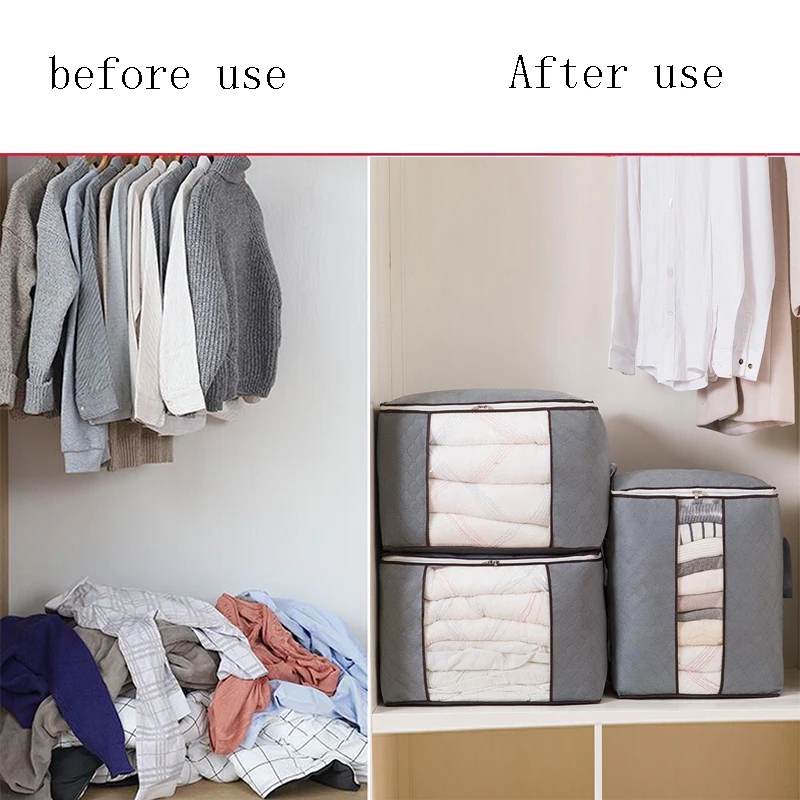 Очень большая сумка для хранения одеял пыленепроницаемый и влагостойкий