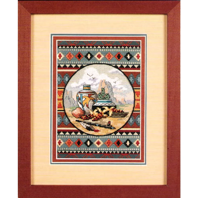 Набор для вышивки крестом Золотая коллекция Юго-Западная смесь натюрморт Орел