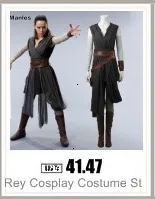 Rey/костюм для косплея «Звездные войны», «Последний джедай», серый цвет, костюмы для взрослых, женская одежда, костюм супергероя из фильма, полный комплект, ботинки на Хэллоуин