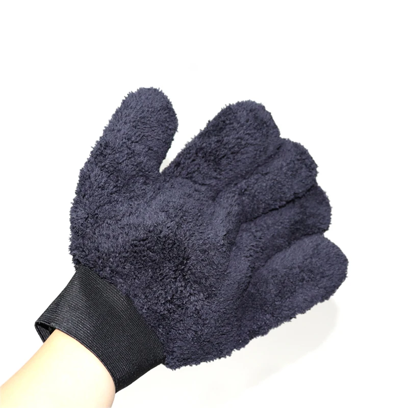 Новинка 2021 1 шт. перчатка в форме лапы из микрофибры двухсторонняя плотная ткань с