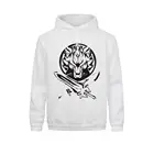 Мужская Ночная фэнтезийная женская черная толстовка из хлопка на зиму