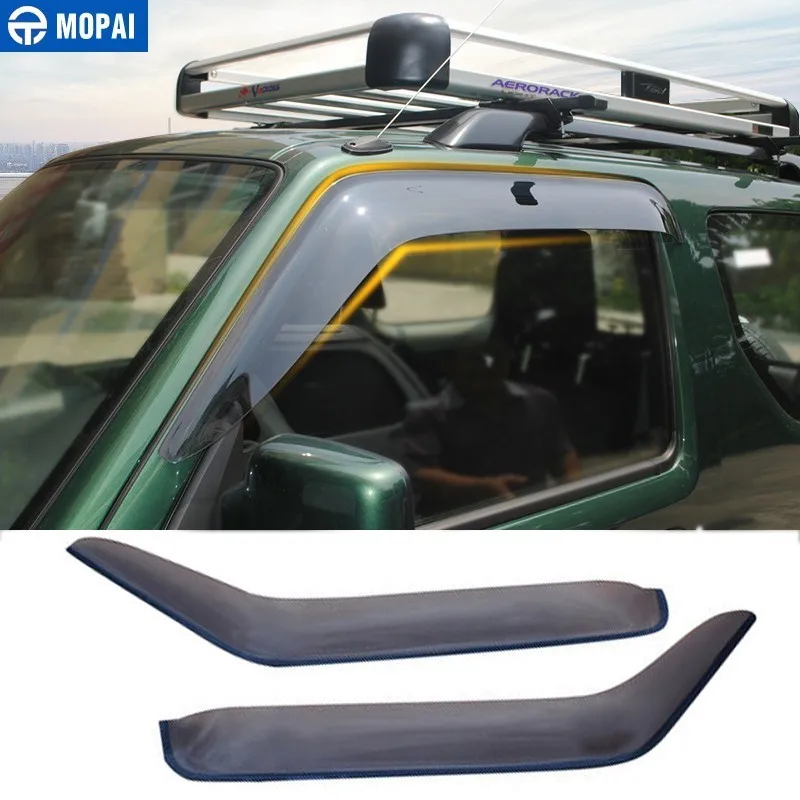 MOPAI тенты укрытия Крышка для Suzuki Jimny 2007- Смола автомобиля погодные щиты лобовое стекло окна Козырьки автомобильные аксессуары