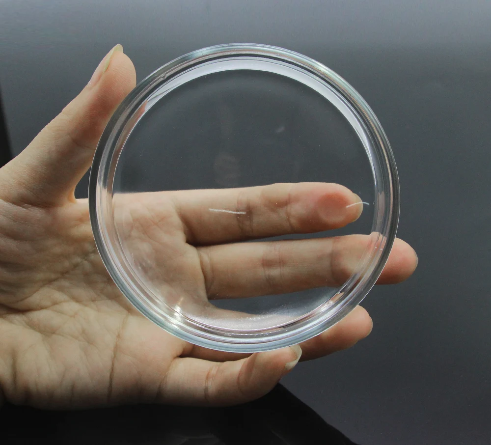 Buildreamen2 90 мм Диаметр круглый прокат внешний туман светильник чехол прозрачный