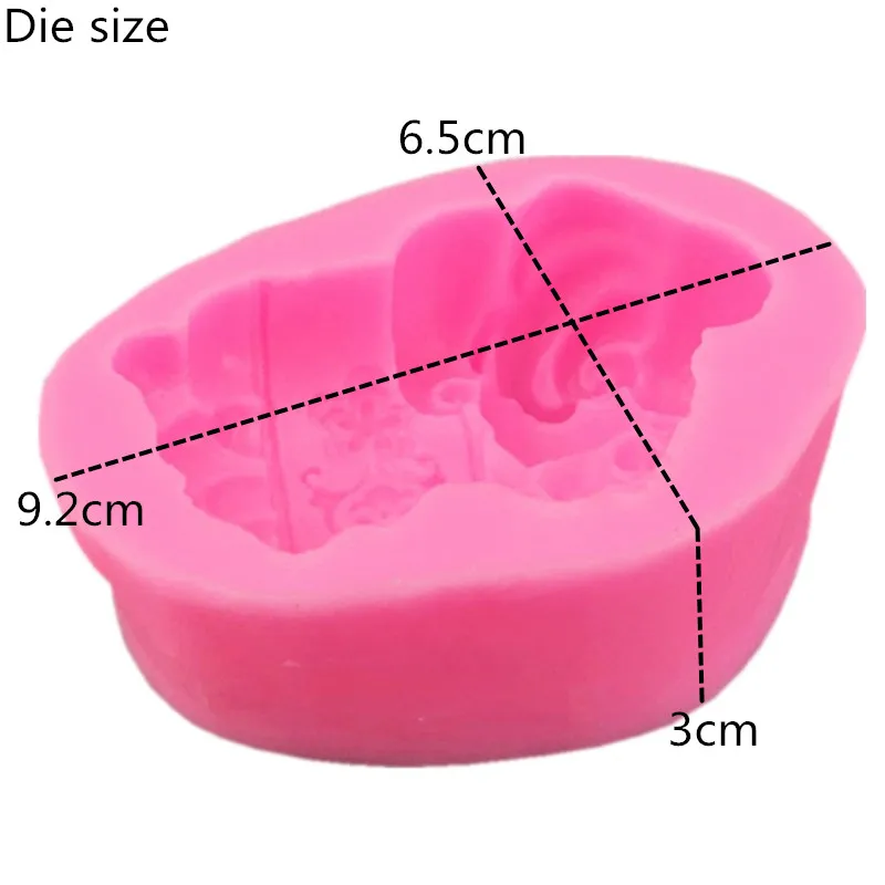 Twelve zodiac 3D cartoon sheep silicone mold chocolate cake decoration tool shape clay technology | Дом и сад