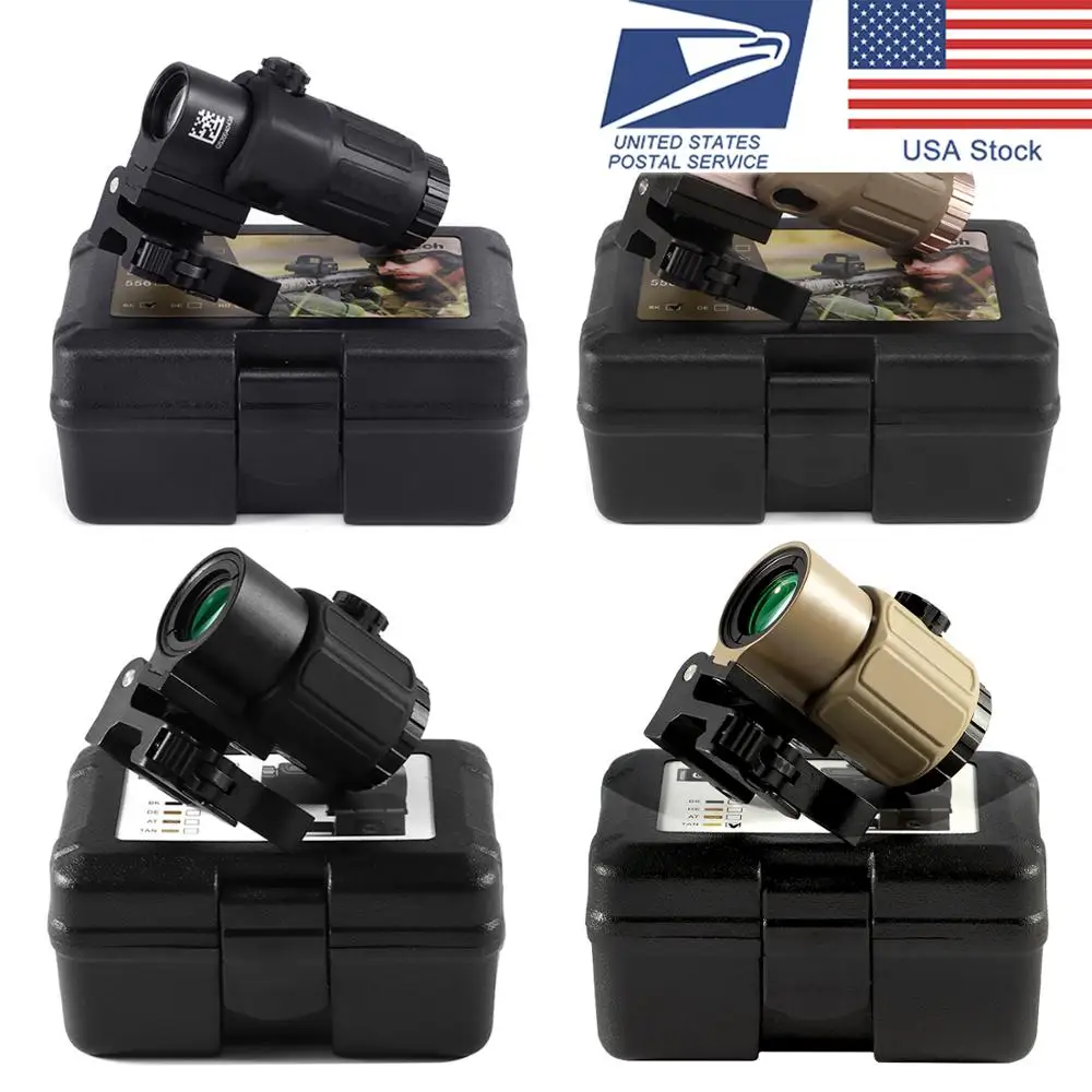 Увеличительное стекло G43 Sight 558 Airsoft 3X G33 с переключателем на сторону быстросъемное