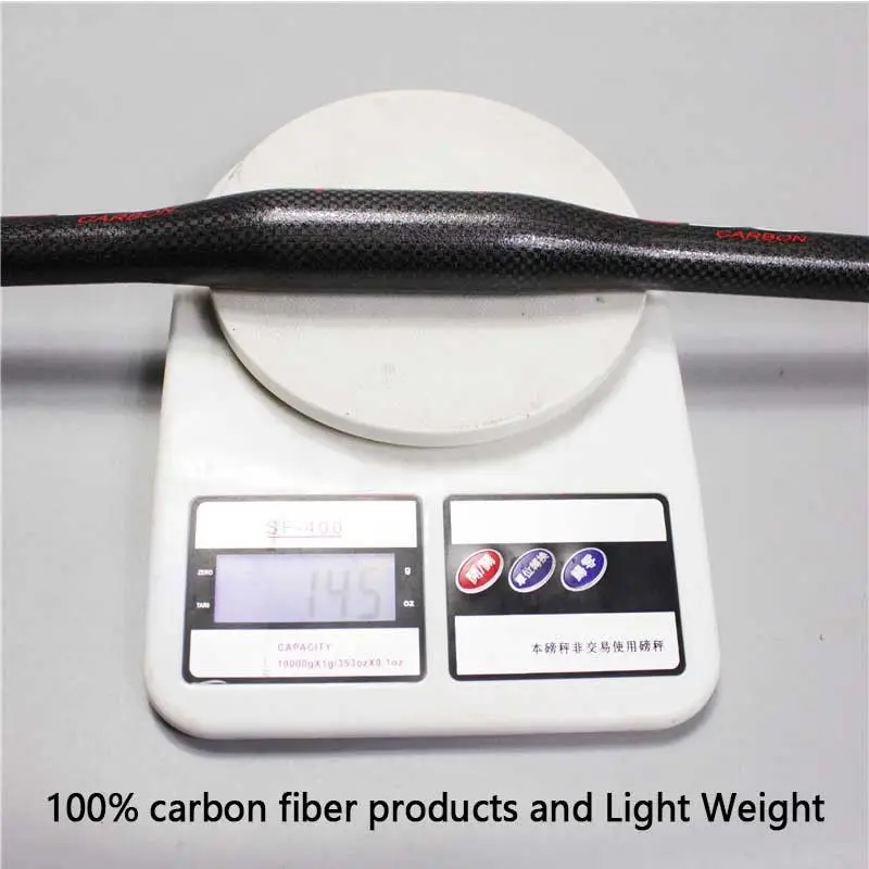 Прямой велосипедный руль EC90 T800 из углеродного волокна 31 8*600/620/640/660/680/700/720 мм