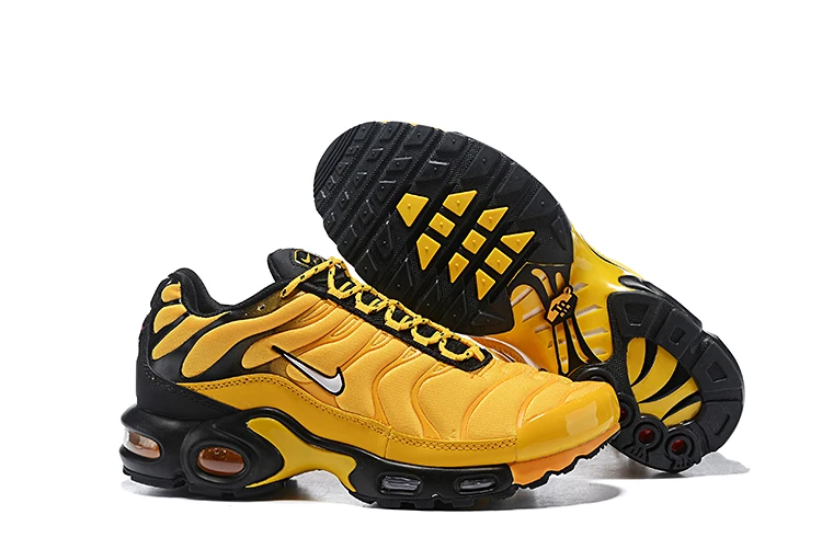 Оригинальные мужские кроссовки для бега Nike Air Max Plus, дышащие удобные кроссовки, дизайнерская Противоударная Беговая обувь, спортивная обувь