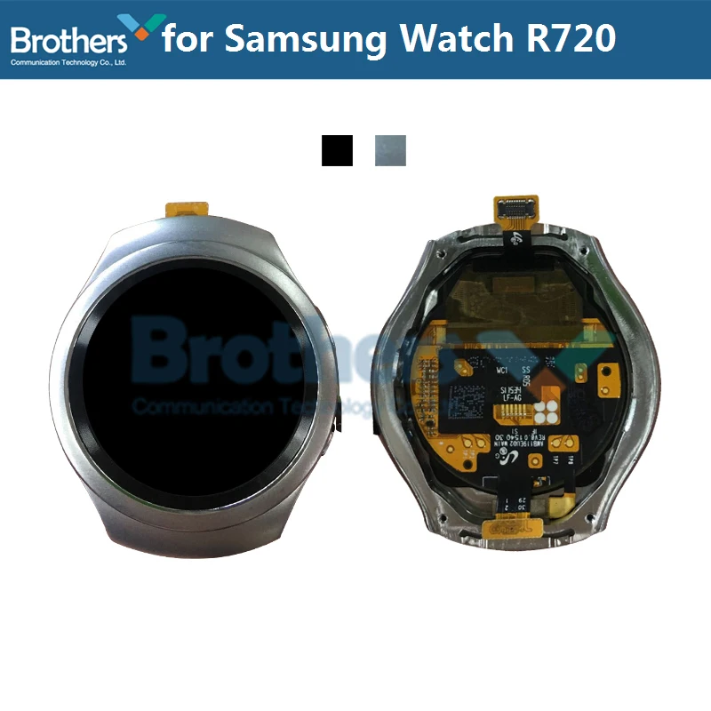 Оригинальное для Samsung часы шестерни S2 R720 SM ЖК экран дисплей с рамкой Samusng
