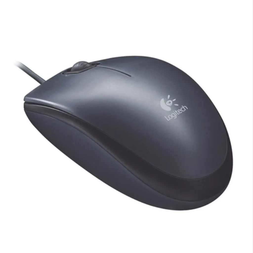 Logitech M90 1000DPI USB Wired Optical Mouse Ergonomic Office Portable Mice for Windows XP/7/8/10 Computer Accessories | Компьютеры и