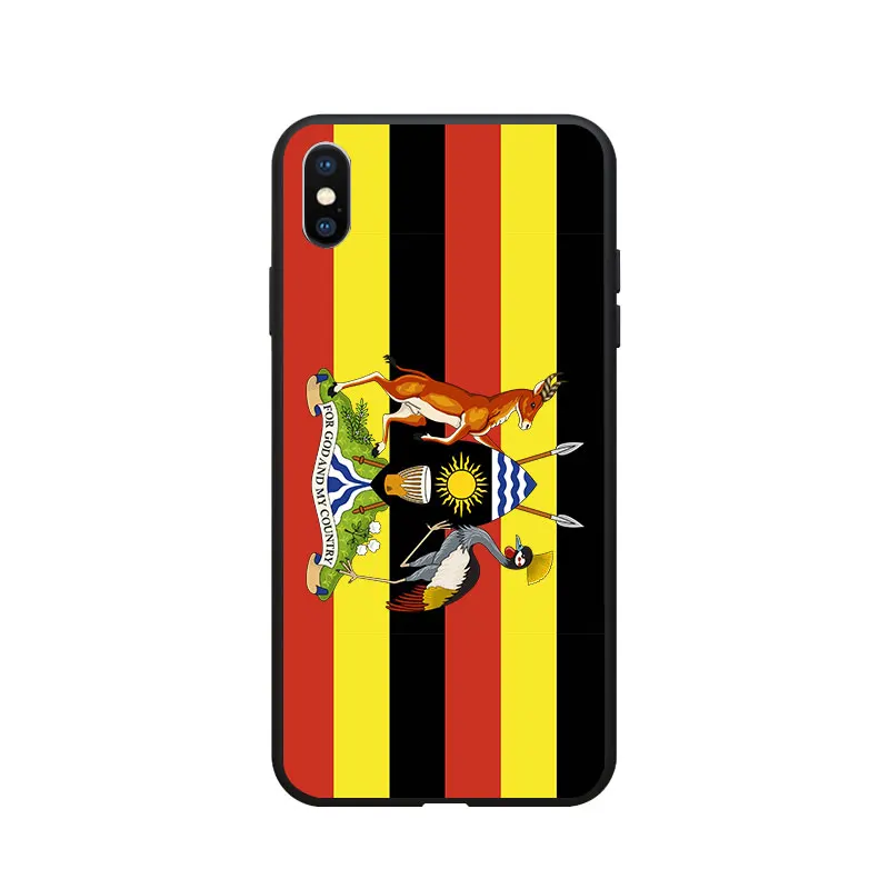 Чехол для телефона из мягкого ТПУ с национальным гербом Уганды Samsung Galaxy A20 50 70 M20 30