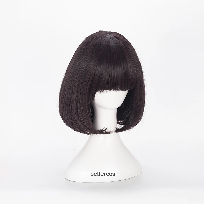 Парик для косплея Акико йосано Боб из бродячие псы термостойкий синтетический с