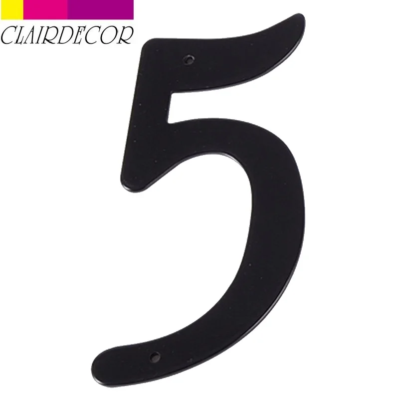 4 &quot101 мм номер дома адрес двери цифра алюминиевый гвоздь фиксированный почтовый