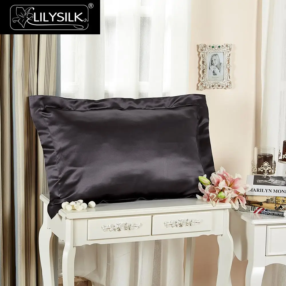 Наволочка LilySilk чистый 100 шелк натуральный для волос роскошная Оксфорд тутовидная