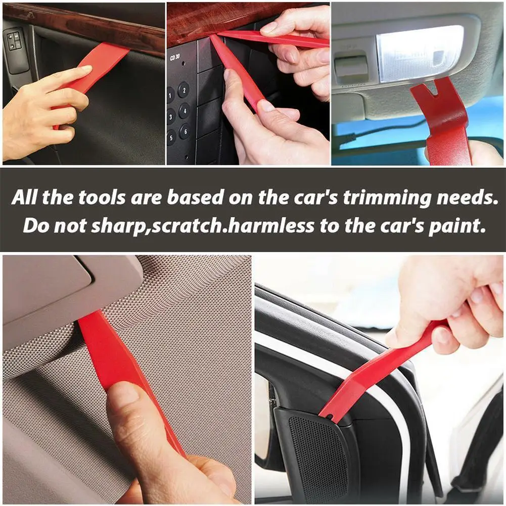 

Car Dashboard Removal Set Hand Tool Kit 7-38pcs Pry Disassembly Trim Panel Dashboard Remover Tool Clip Door Car Tool Remova P3D7