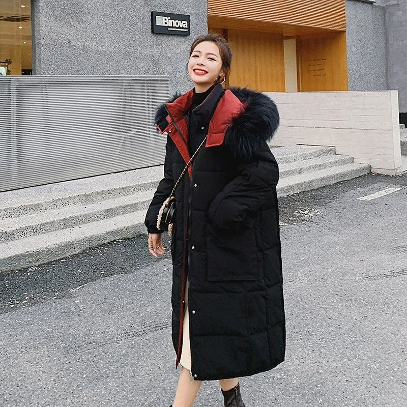 Женская зимняя куртка новинка 2020 модное пальто Женское зимнее облегающая