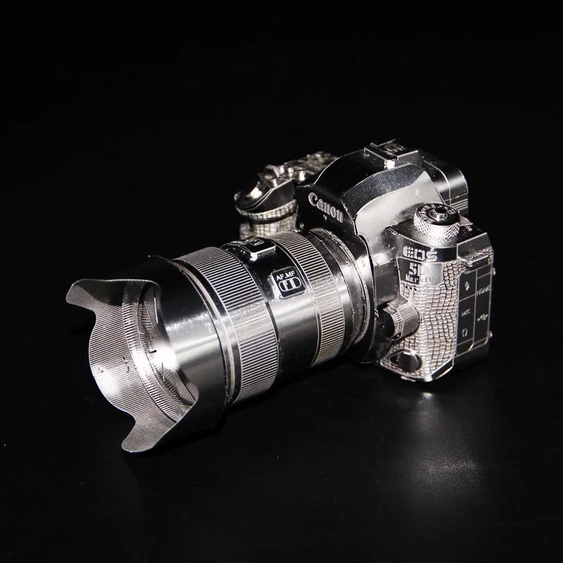 

Metal Puzzle 3D model, Canon camera, architecture game, adult laser cutting toy