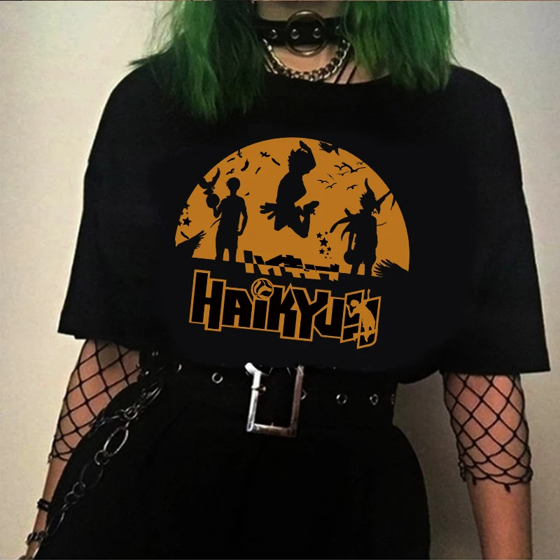 

2020 Haikyuu Мужская/wo Мужская футболка Kuroo аниме Bokuto Manga Shoyo волейбольная футболка с коротким рукавом