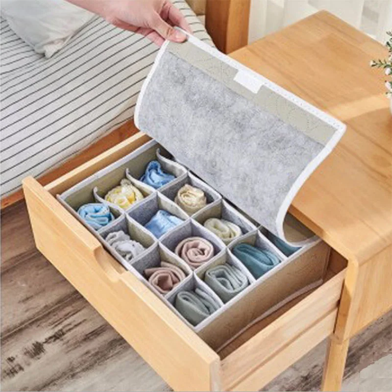 Простое домашнее белье шкаф органайзер для нижнего белья разделитель носков |