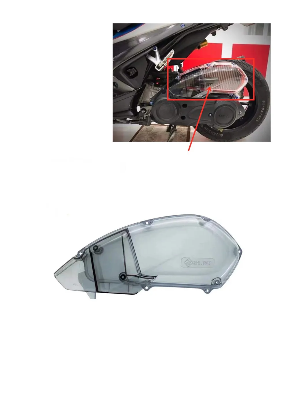 Прозрачный воздухозаборник для Yamaha NVX 155 AEROX Scoote защита NVX155 AEROX155 | Автомобили и