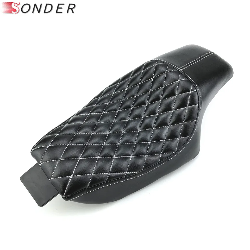 Черное переднее и заднее ПАССАЖИРСКОЕ СИДЕНЬЕ мотоцикла для Harley Sportster XL883 1200 X48 XL