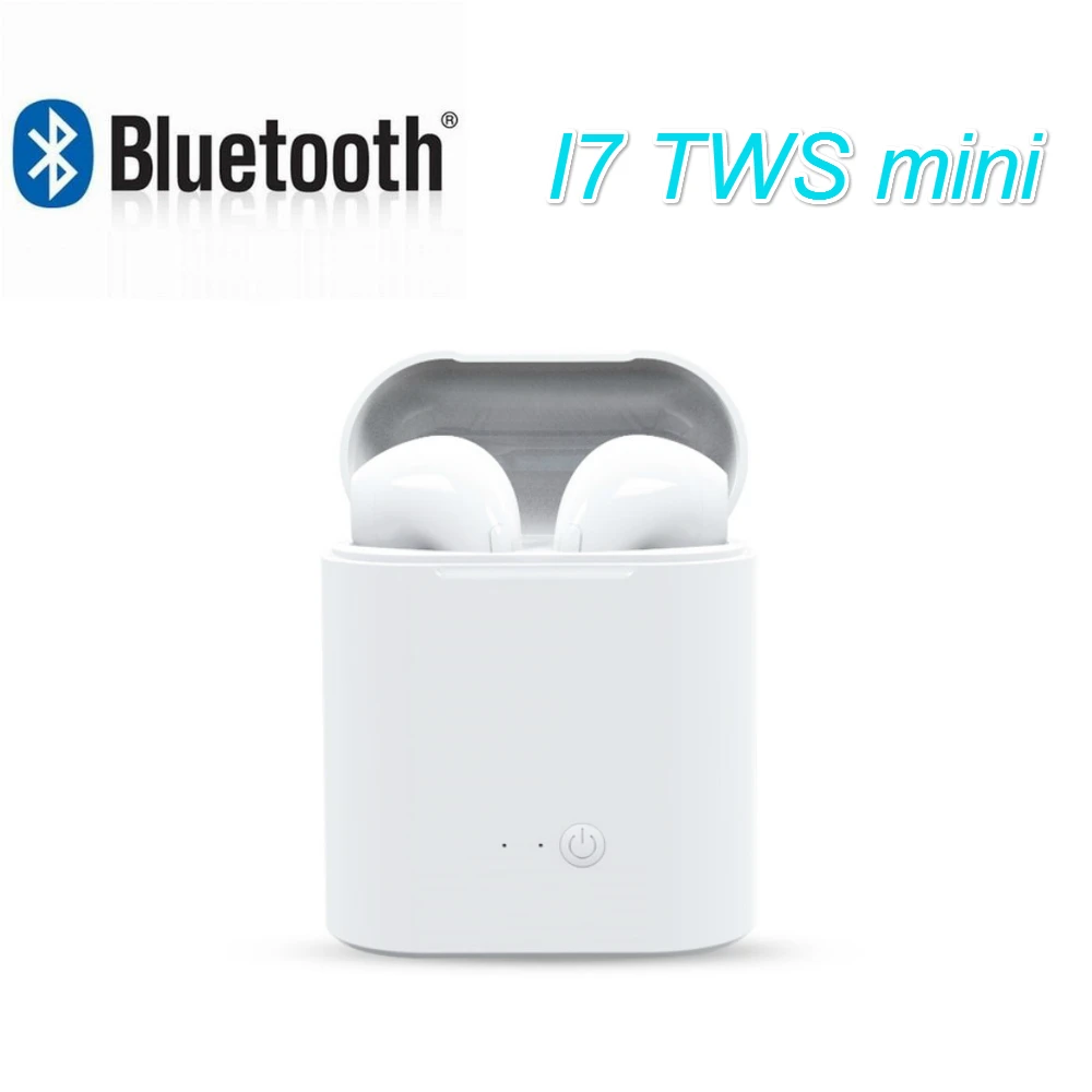 2019 I7 TWS Мини Маленькие беспроводные Bluetooth наушники с зарядной коробкой стерео i7s