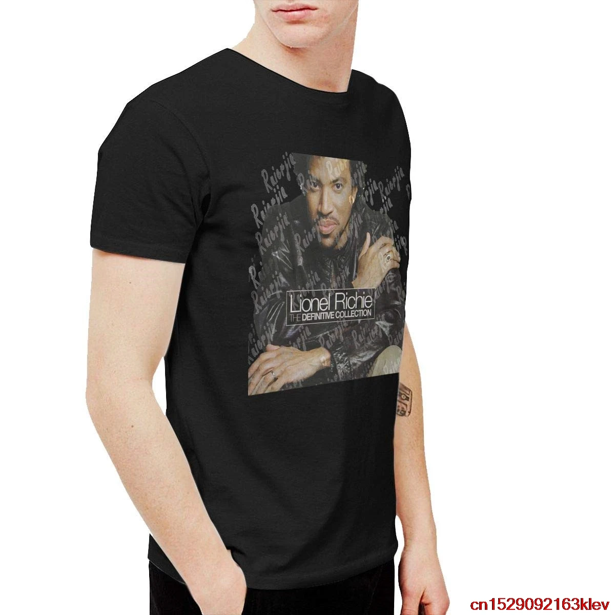 FGHFG для мужчин's Lionel Richie Definitive коллекция футболки черный унисекс wo мужчин