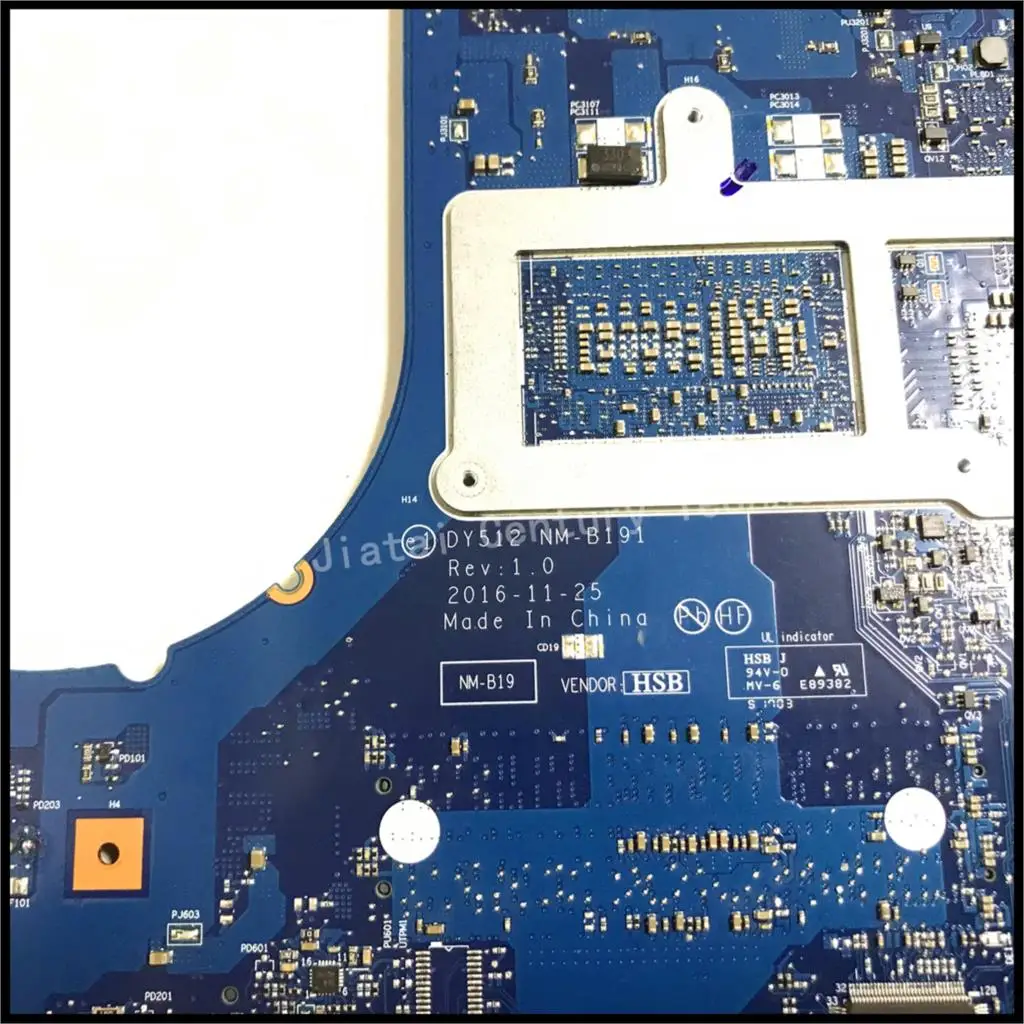 Bestellen DY512 NM-B191 Für Lenovo Legion Y520-15IKBN Motherboard 5B20N00280 I7-7700HQ 2,8 GHz CPU GTX 1050Ti GPU 100% Echtem Arbeits