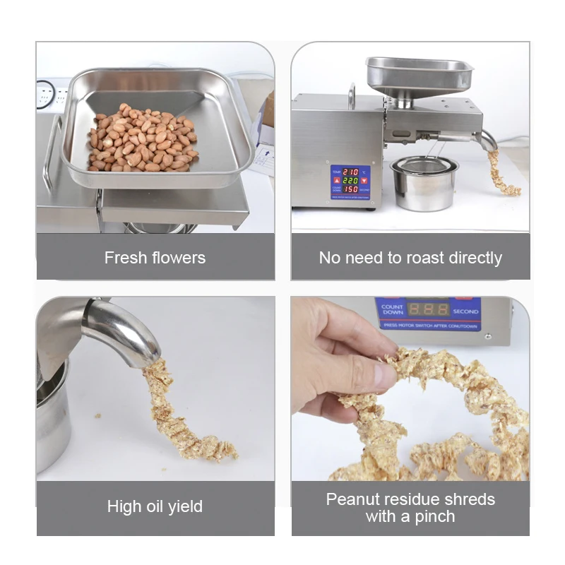 Автоматический гидравлический пресс из нержавеющей стали COMOPEZNew LTP218 бытовой