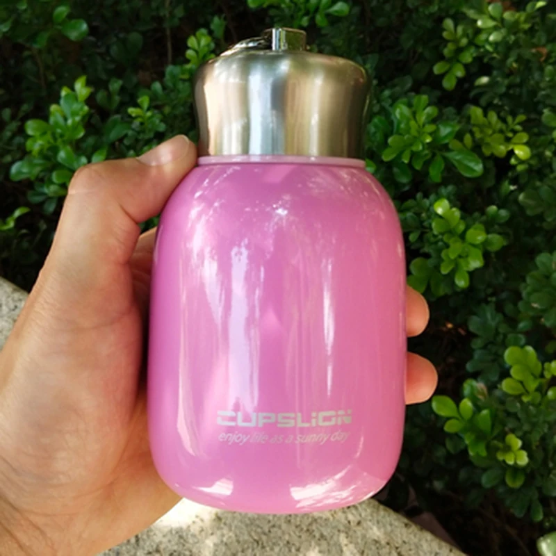 

Mini simple style coffee tea vacuum flask thermos stainless steel outdoor camping thermos cup beverage cup