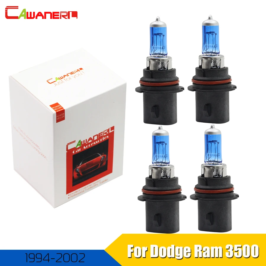 Cawanerl для Dodge Ram 3500 Палочки до 1994 2002 в упаковке 2 пары 9004 9007 100 Вт галогенная лампа 12V