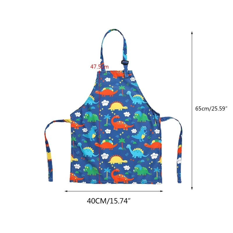 Милый детский фартук регулируемые хлопчатобумажные фартуки для мальчиков и