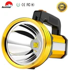 300000LM 100W мощный фонарик 1000 м большой дальности открытый прожектор USB Перезаряжаемые Фонари Водонепроницаемый Портативный прожекторы
