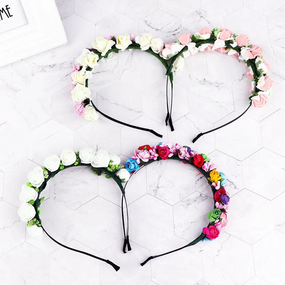 Повязка на голову с цветами для свадьбы вечеринки выпускного вечера|hair accessories|head