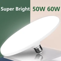 e27 led bulb 220v led lamp light bulbs 1520304050w 60w ufo spotlights bombillas ampoule led lights for home lighting white