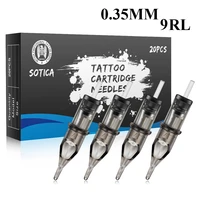 20pcsbox tattoo cartridge needles 1209rl 0 35mm cartridge tattoo needles round liner for tattoo machine pen tattoo supplies