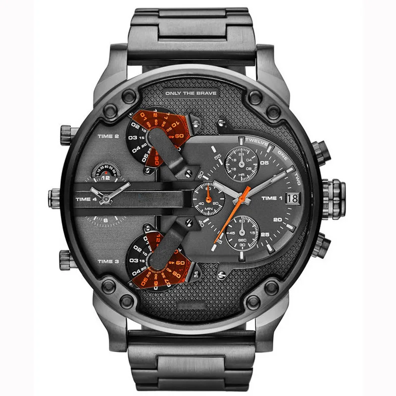 

Army DZ Men's Watches Luxury Stainless Steel Sports Male Wristwatch Man Digital Watch Clock Orologio Uomo Red Quartz Dress Hour