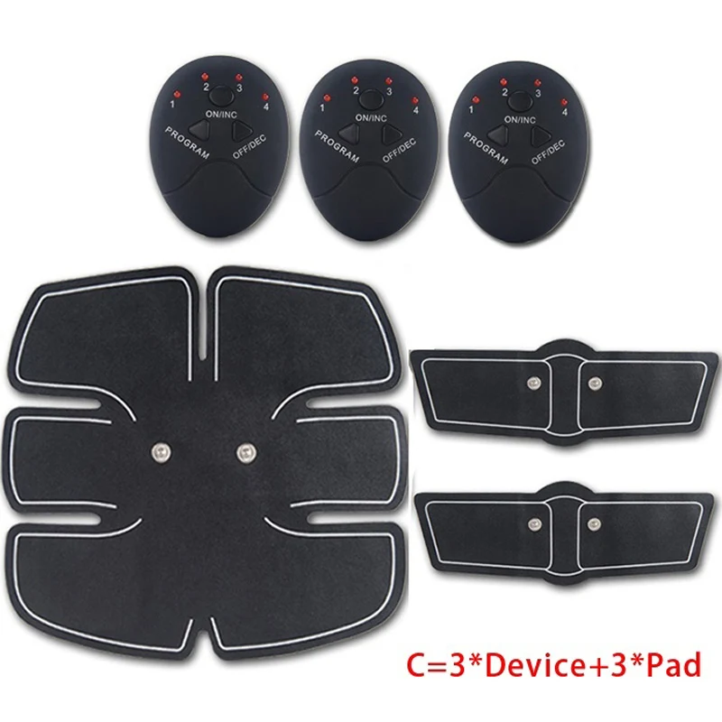 Smart Ems Electric Muscle Stimulator for Exercises Abdominal Trainer Hip Buttock Six Pack Body Fitness Slimming Massage |