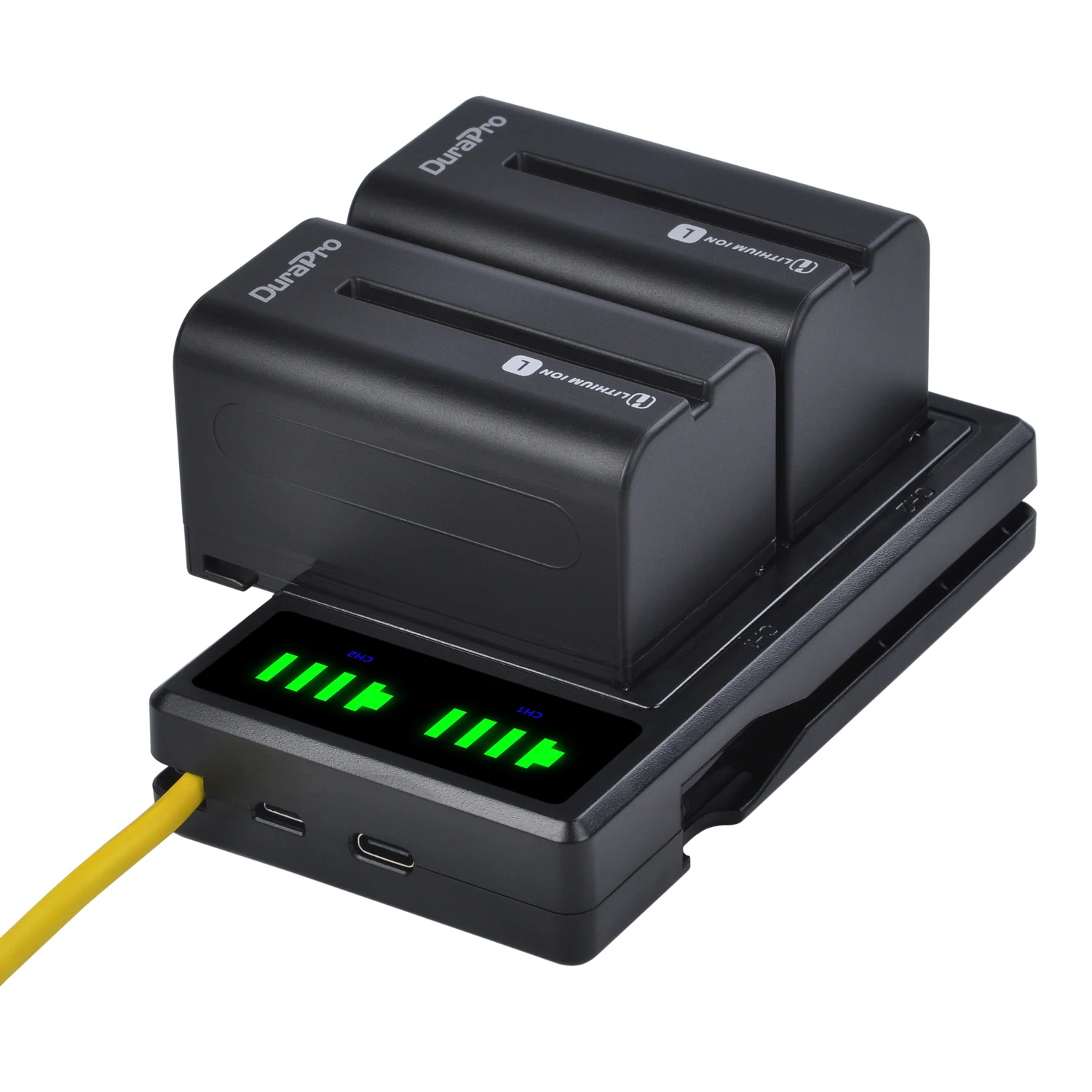 DuraPro 5200 мАч NP-F750 NP-F770 камера батарея + LED USB двойное зарядное устройство для Sony NP F970