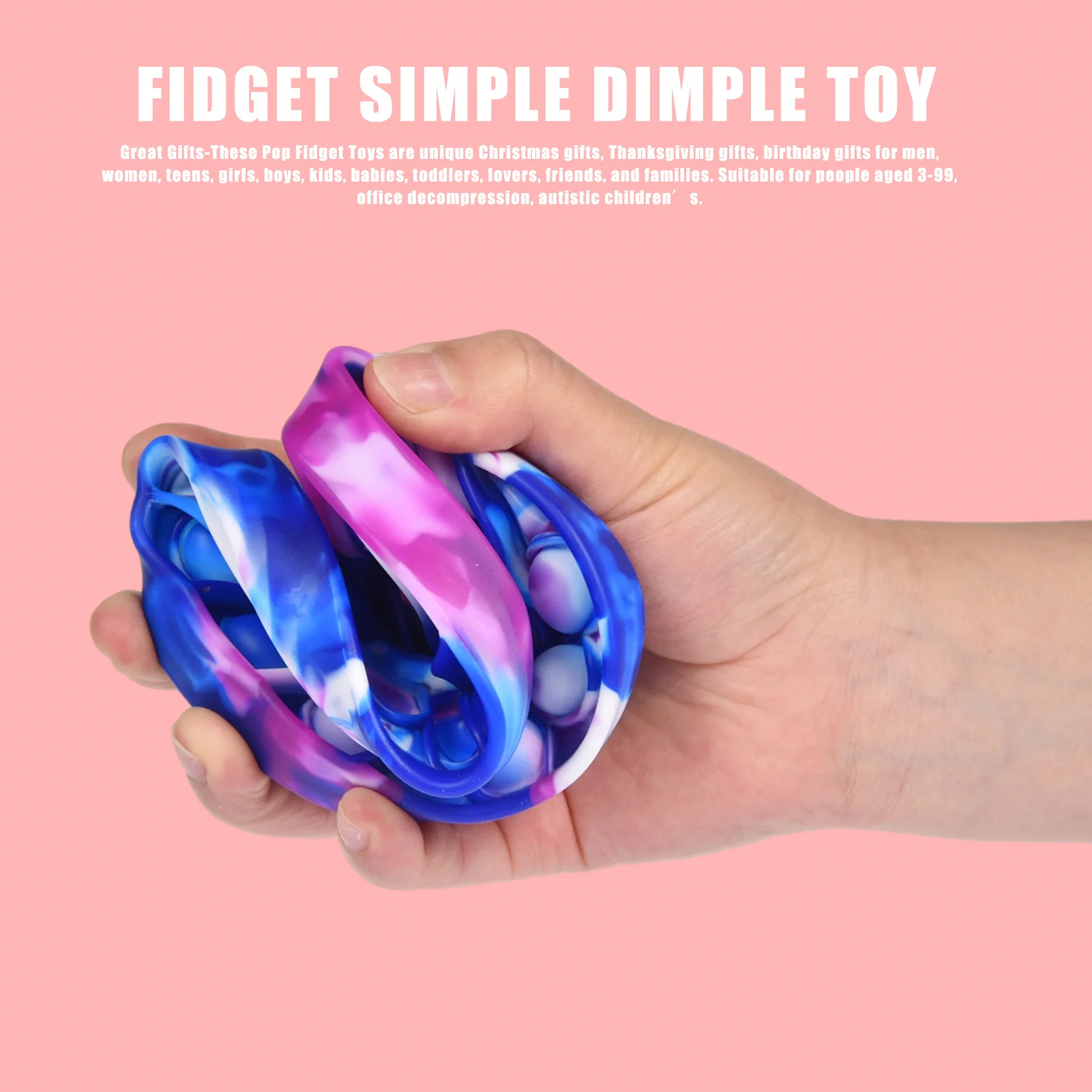 

Pop Fidget Toys Fidgeting Simple Dimple Toys Decompression Sensory Educational Toys Adult Toddler Children Fun Gift