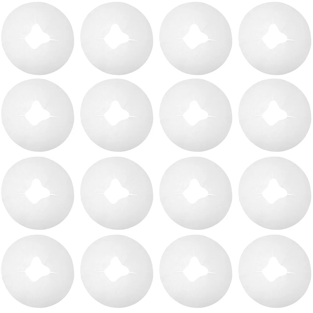 

300Pcs Creative Pillow Hole Covers One-off Headrest Mats Spa Supplies (White)