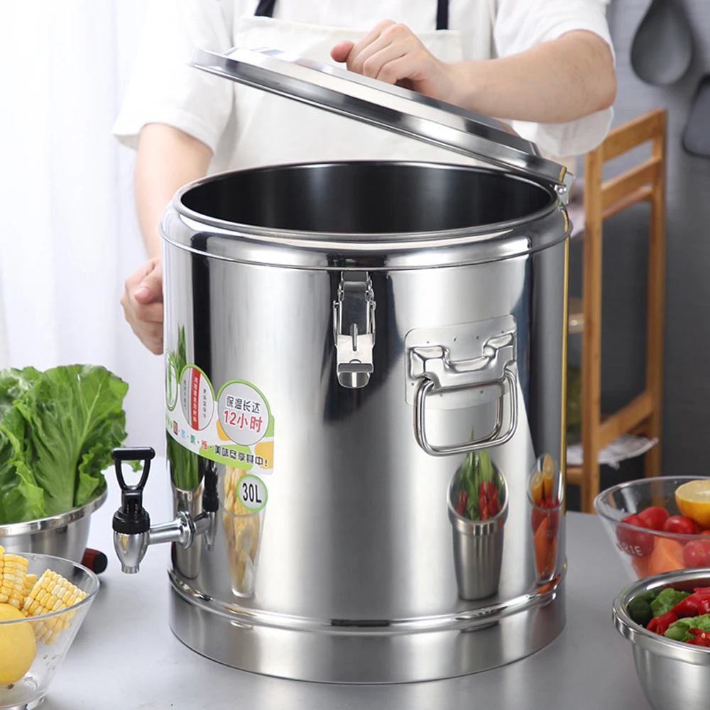 Кастрюля для супа из нержавеющей стали с изоляцией кухонная утварь