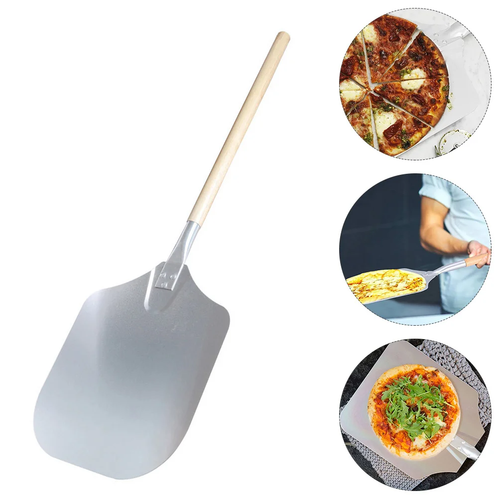

2 Pcs 1 Set Boxed Pie Shovel Creative Pie Cutter Wooden Handle Bread Shovel