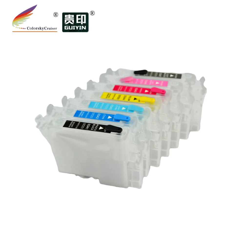 Перезаправляемая заправка катриджа для струйного принтера картридж Epson T0331 T0336 33