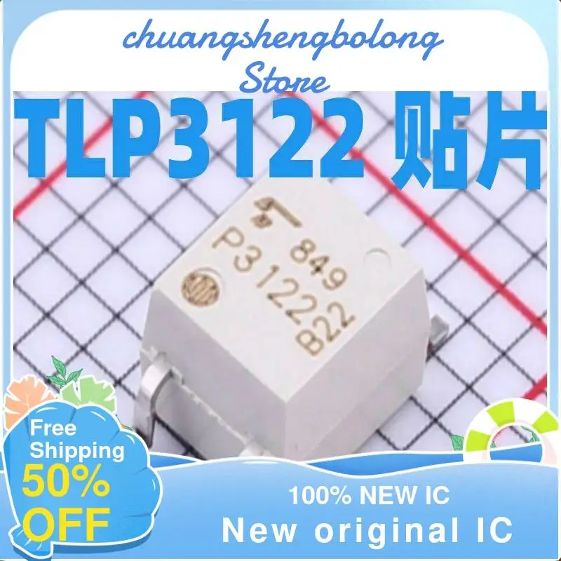 

10-200PCS TLP3122 P3122 SOP4 New original IC