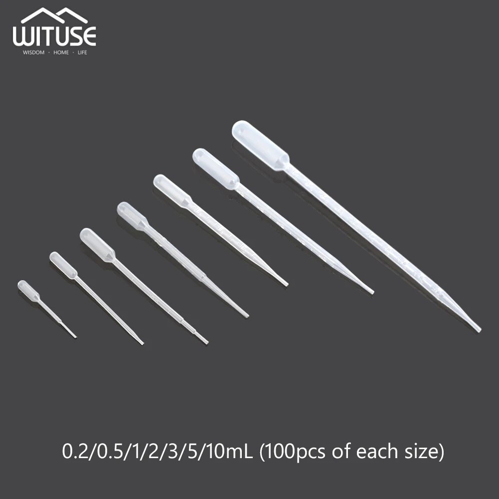 

0.2ml/1ml/2ml/3ml/5ml/10ml Pipette Graduated Disposable plastic straw LDPE plastic dropper Airbrush Urine straw Mixed Size