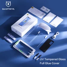 SmartDevil Full Glue UV Tempered Glass For Huawei P40 P40+ plus UV Screen Protector For Huawei Mate 40 30 E 40RS 40 pro 40pro +