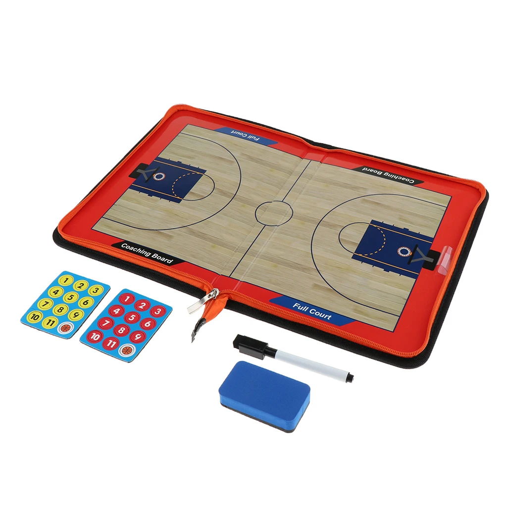 

Waterproof Basketball | Compact Strategy Teaching Board | Portable Training Clipboard